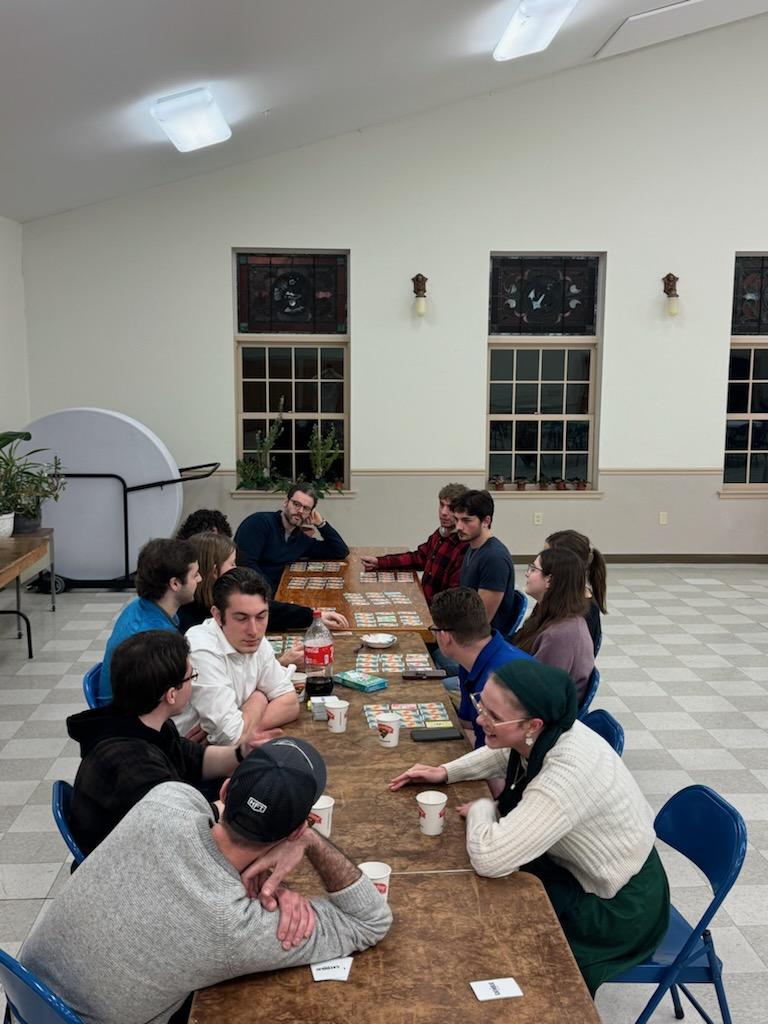 Game night group photo